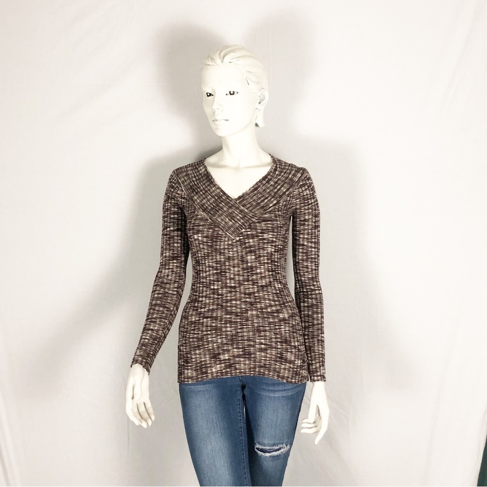 🤎 Love By Design Slim-Fit Brown Stretch Sweater | Size Medium🤎